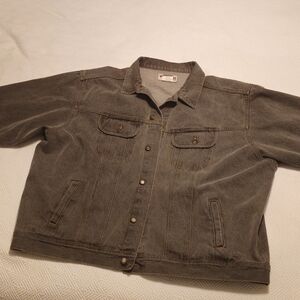 Men's Grey Wrangler Denim Jacket